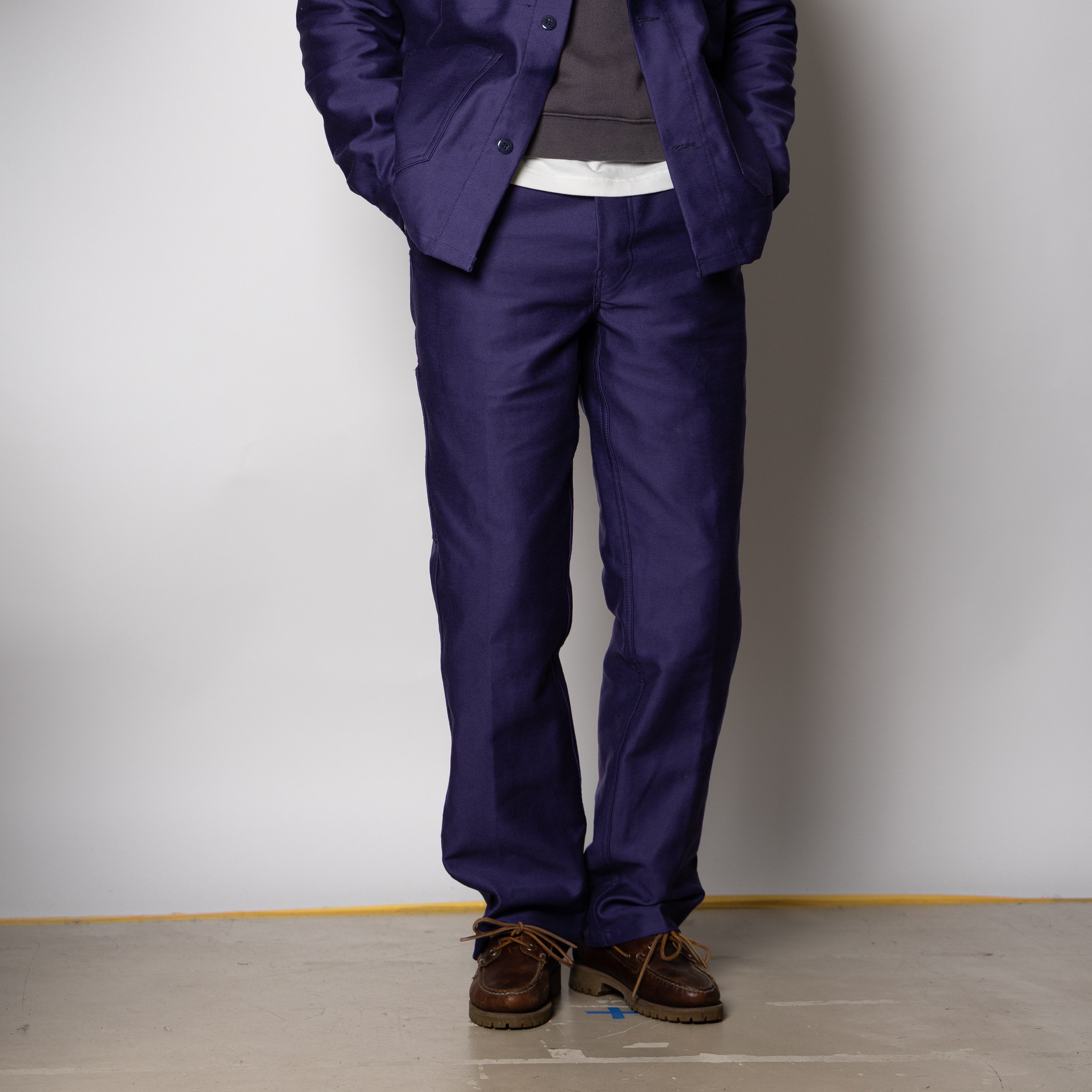 FRENCH MOLESKIN WORK PANTS - NAVY — Universal Surplus