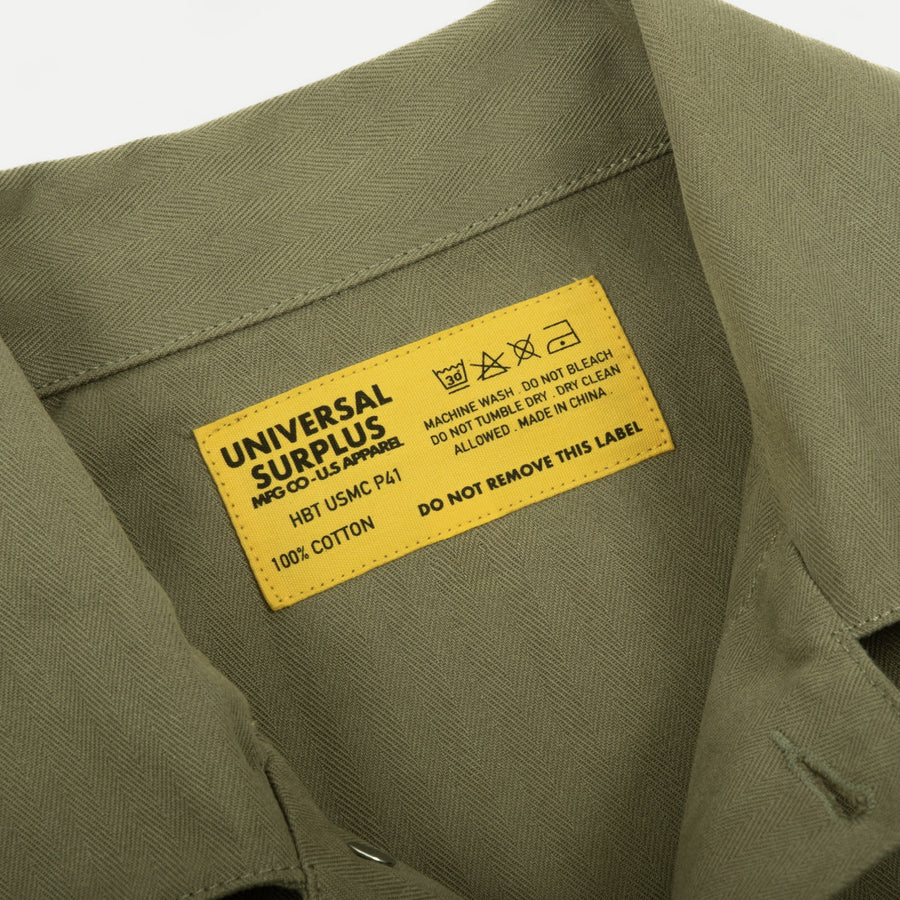 UNIVERSAL AMERICAN WORK JACKET - OLIVE GREEN