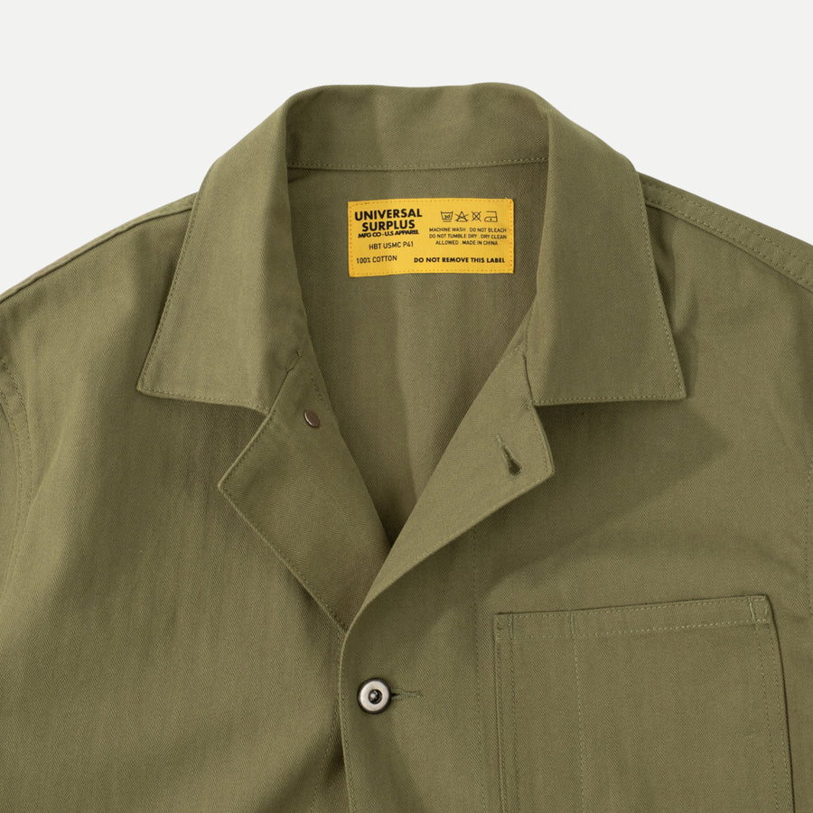 UNIVERSAL AMERICAN WORK JACKET - OLIVE GREEN
