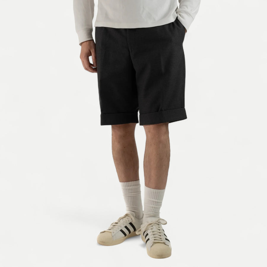 CHARCOAL TAILOR SHORT