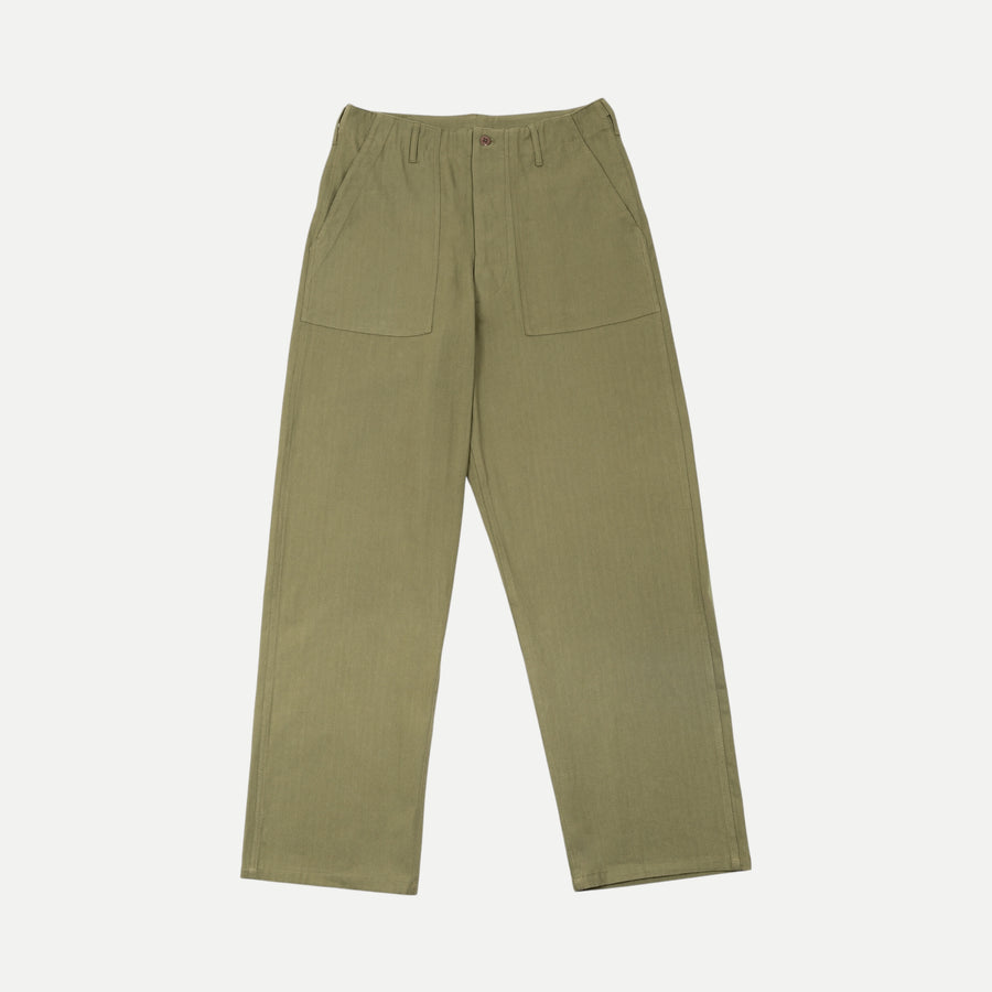 UNIVERSAL HBT FATIGUE PANTS - OLIVE GREEN