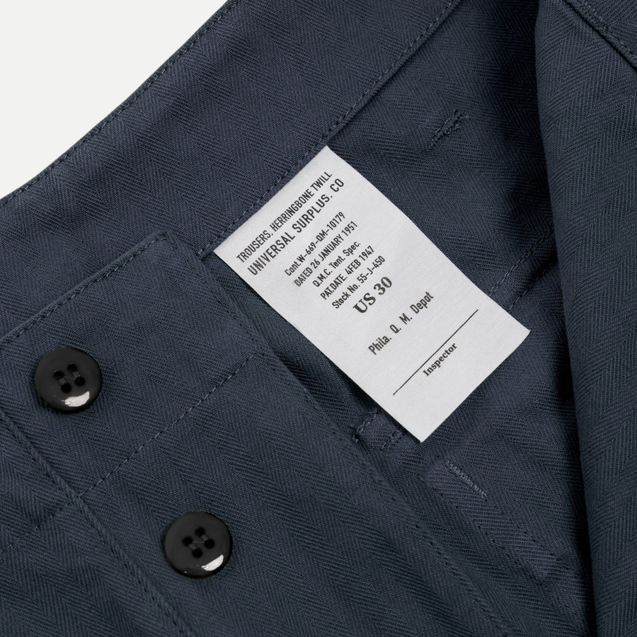 UNIVERSAL HBT FATIGUE PANTS - NAVY BLUE