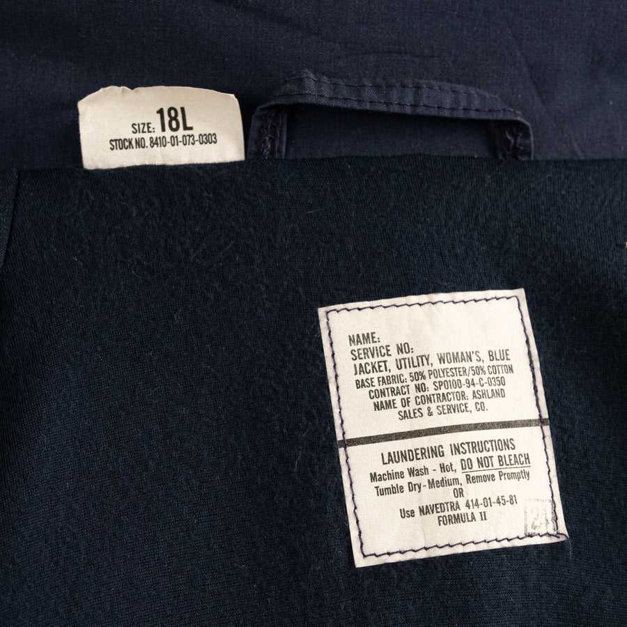 90's US NAVY UTILITY JACKET