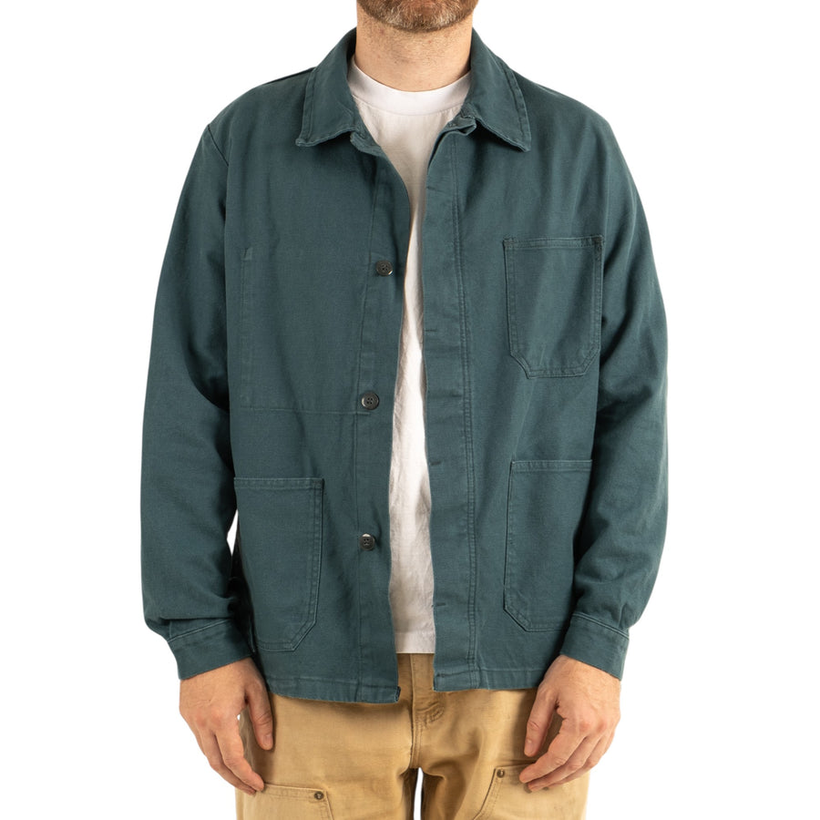 FRENCH CHORE JACKET - DARK GREEN