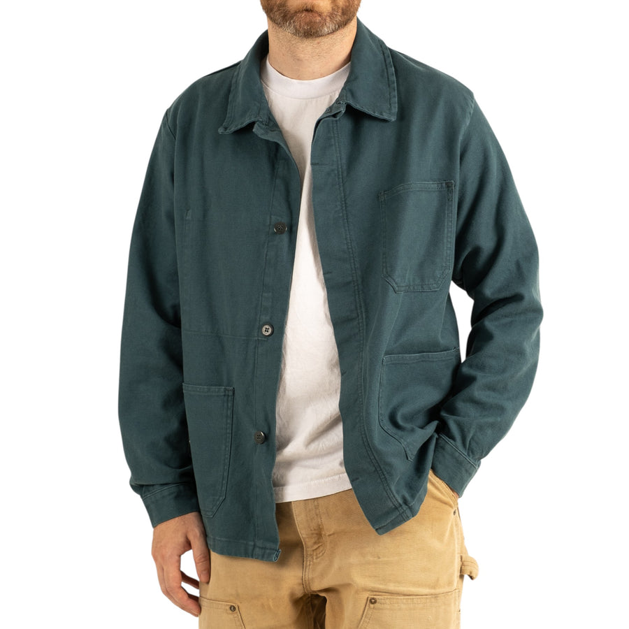 FRENCH CHORE JACKET - DARK GREEN