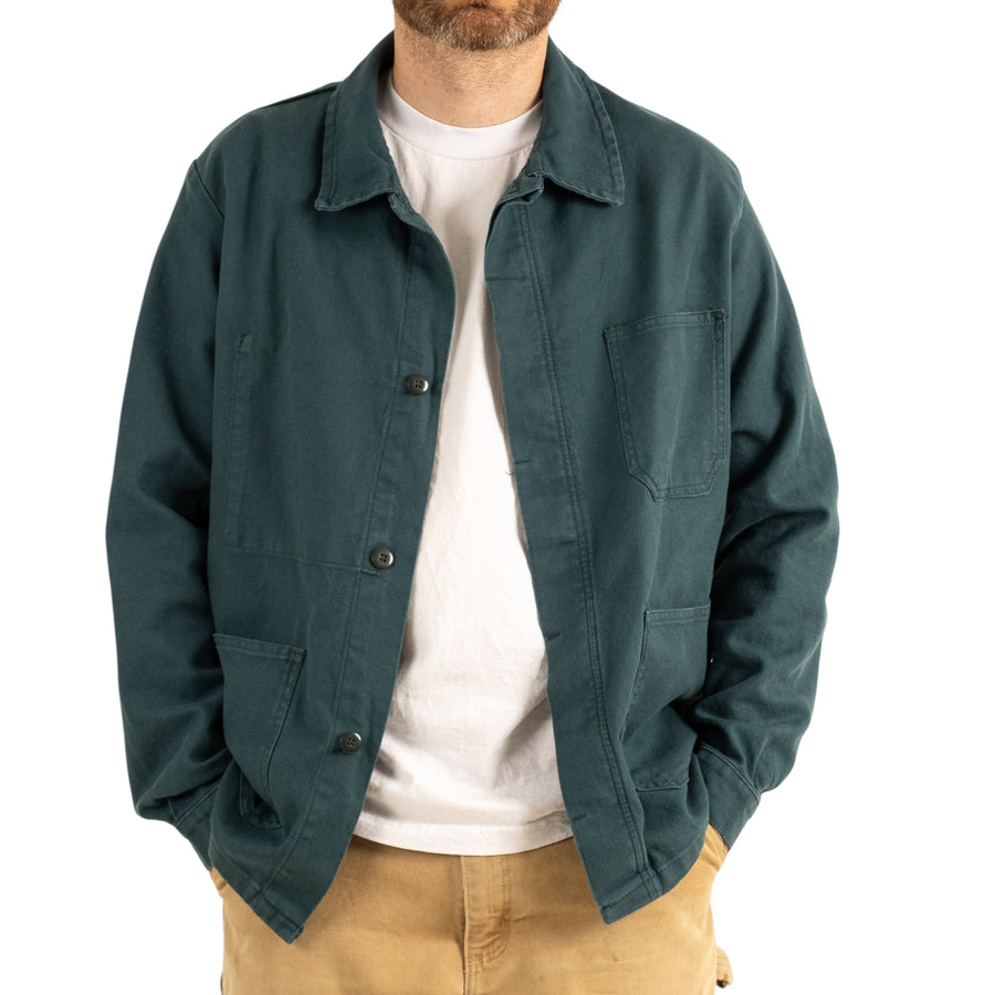 FRENCH CHORE JACKET - DARK GREEN