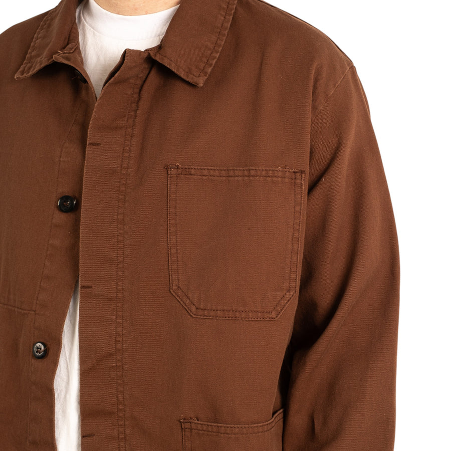 FRENCH CHORE JACKET - BROWN