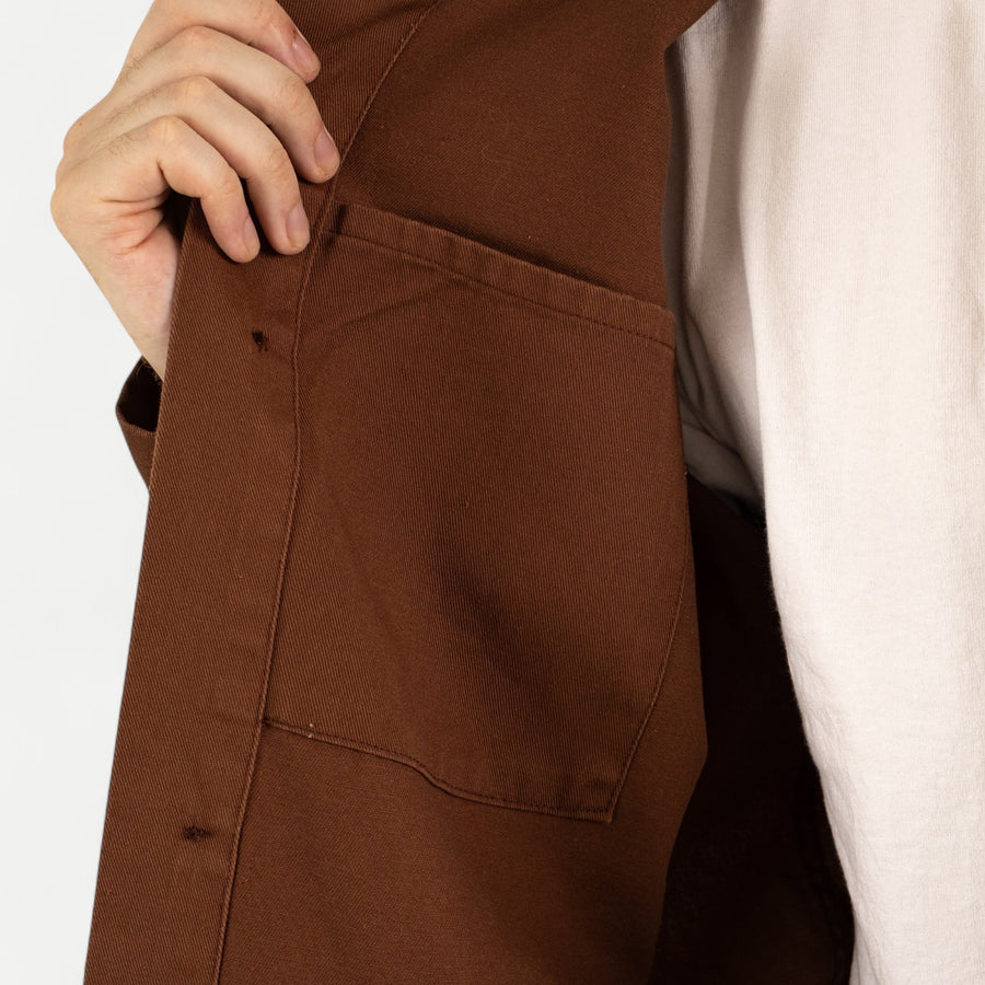 FRENCH CHORE JACKET - BROWN