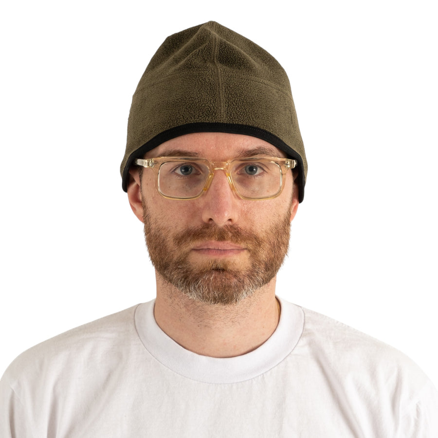 AUSTRIAN FLEECE BEANIE - OLIVE
