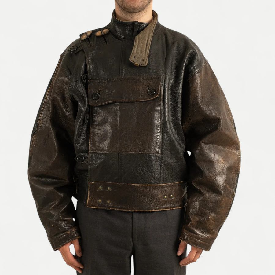 SWEDISH MOTORCYCLE LEATHER JACKET