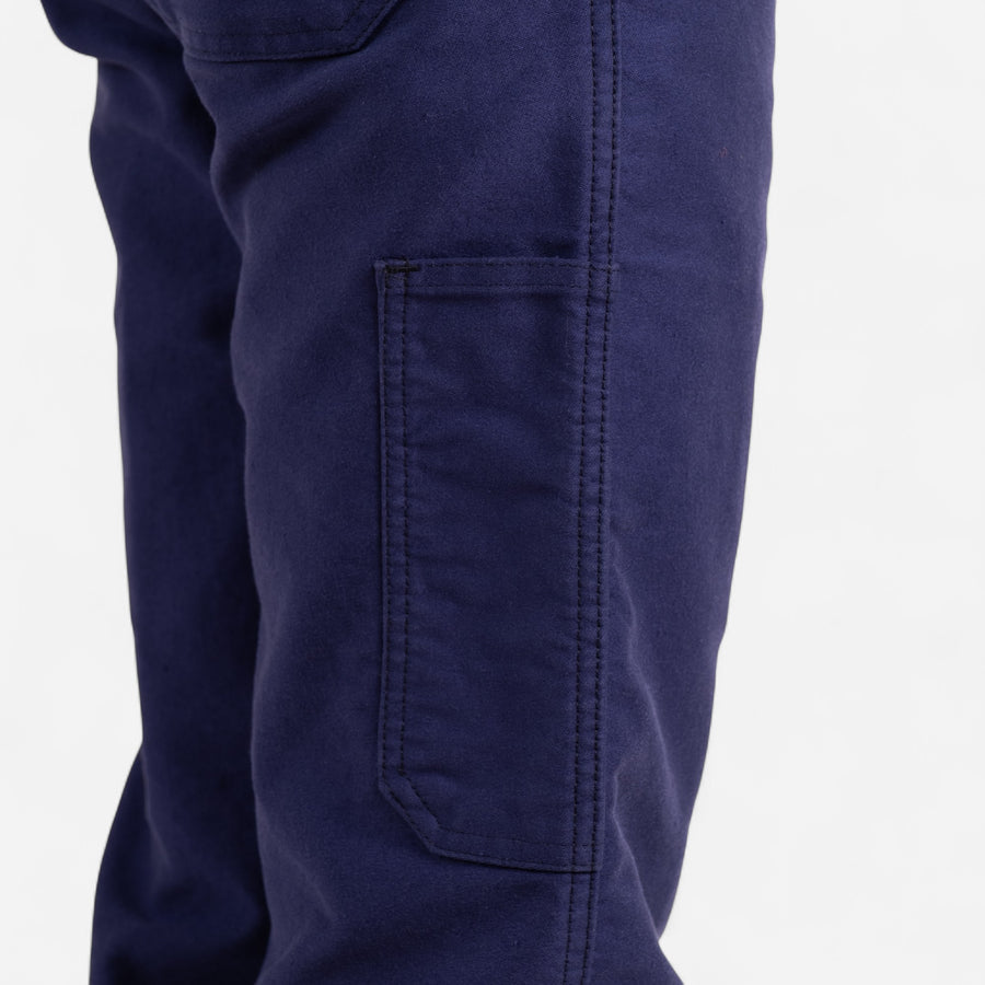 FRENCH MOLESKIN WORK PANTS - NAVY