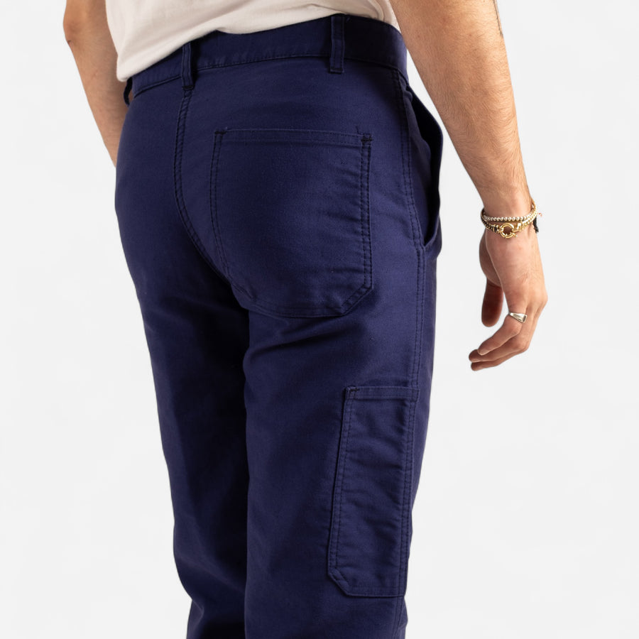 FRENCH MOLESKIN WORK PANTS - NAVY