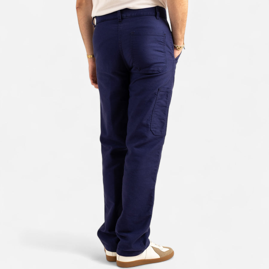 FRENCH MOLESKIN WORK PANTS - NAVY