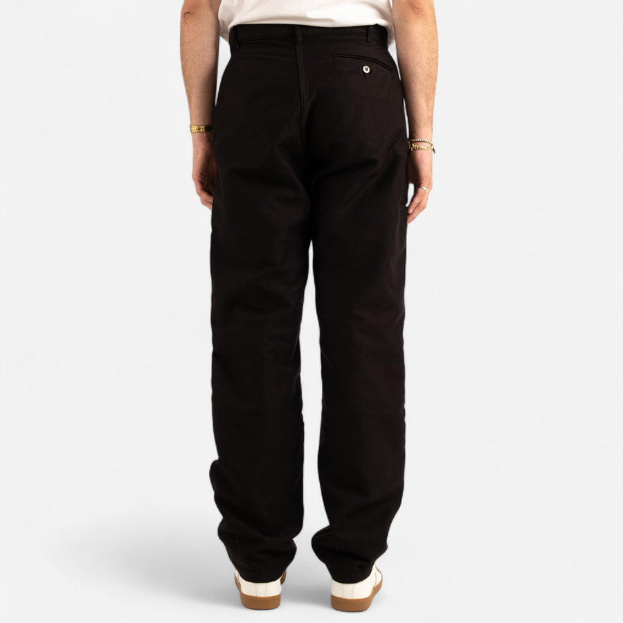 FRENCH MOLESKIN WORK PANTS - BLACK
