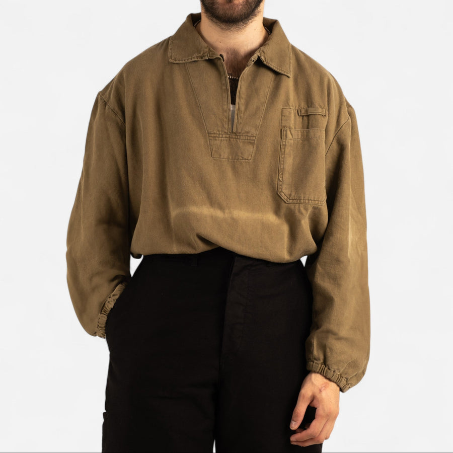FADED KAKI SAILOR WORK SHIRT