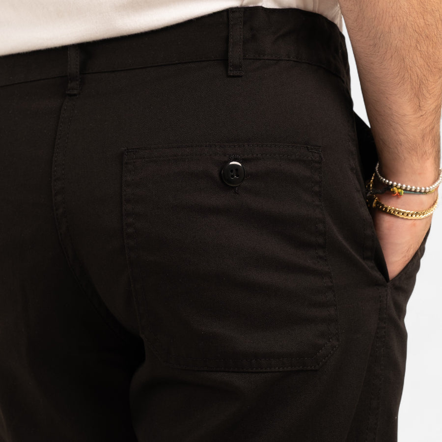 FRENCH WORK PANTS - BLACK
