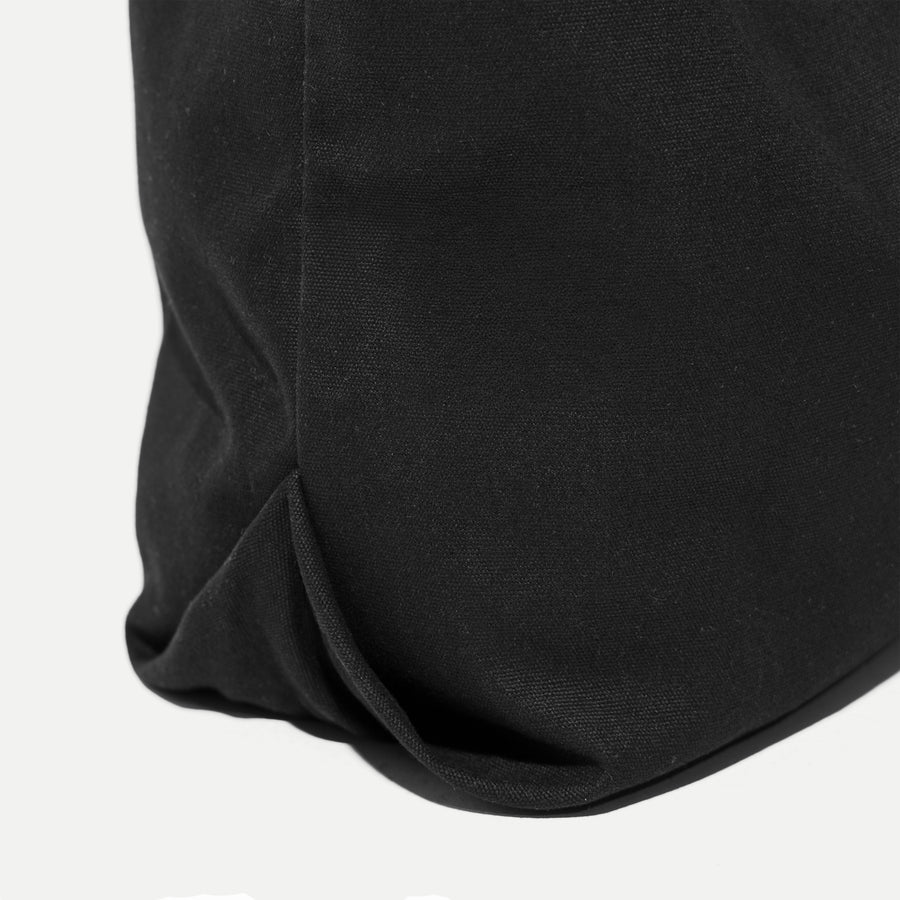 DUCK CANVAS TOTE BAG - BLACK