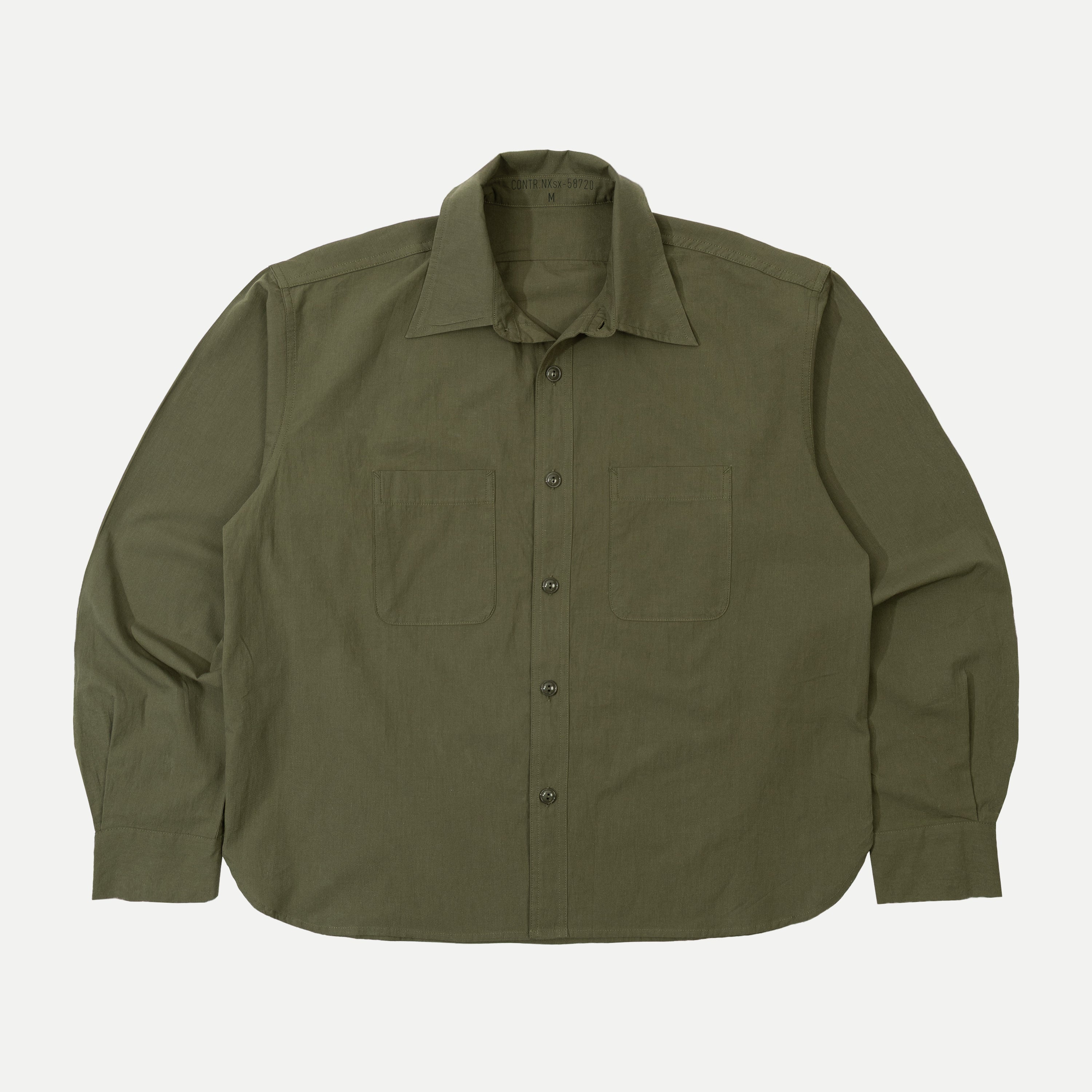 ウェア・シャツ 80's USN Guam Naval Station boring shirt UNIVERSAL USN SHIRT — Universal Surplus