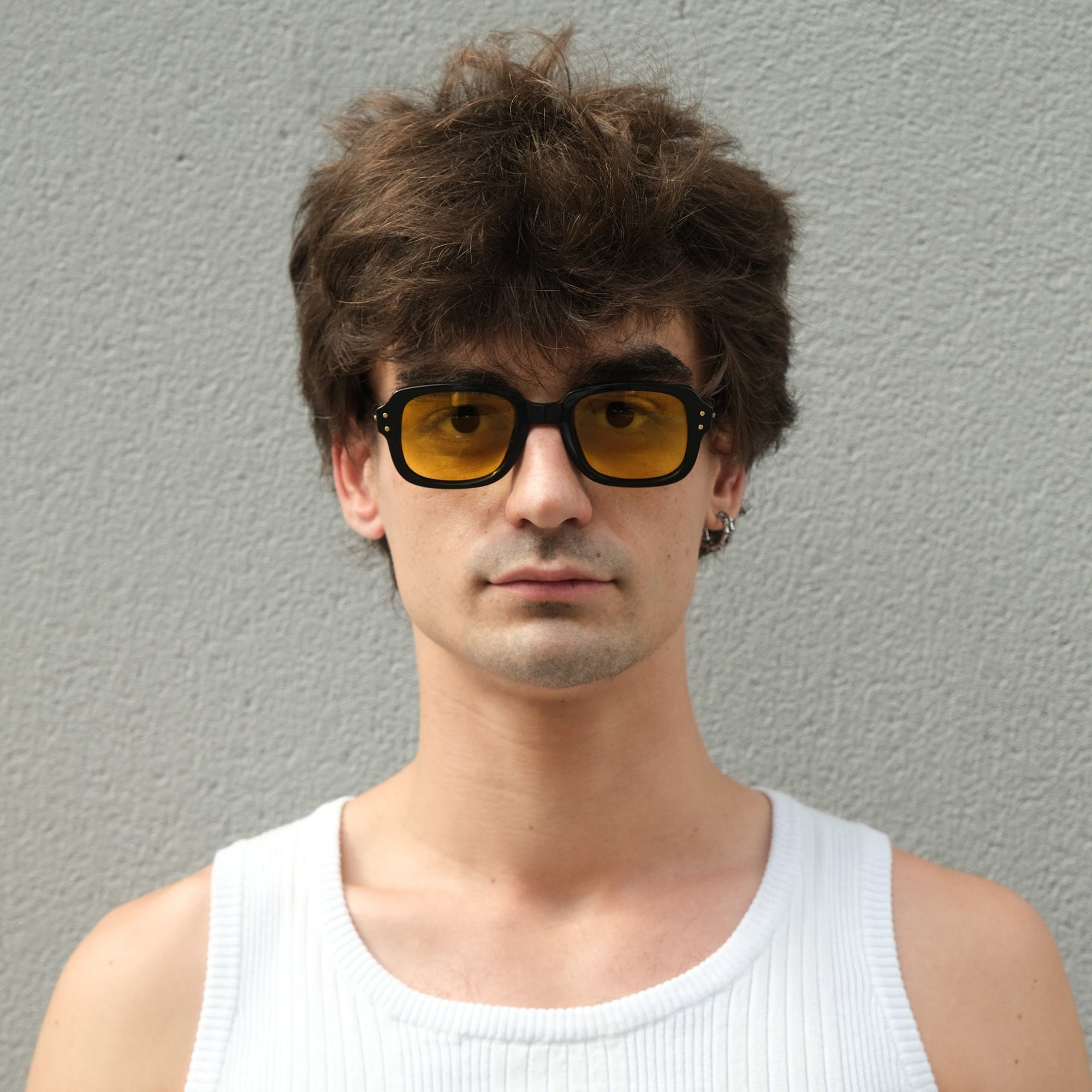 USS ARMY VIETNAM BLACK SUNGLASSES - YELLOW — Universal Surplus