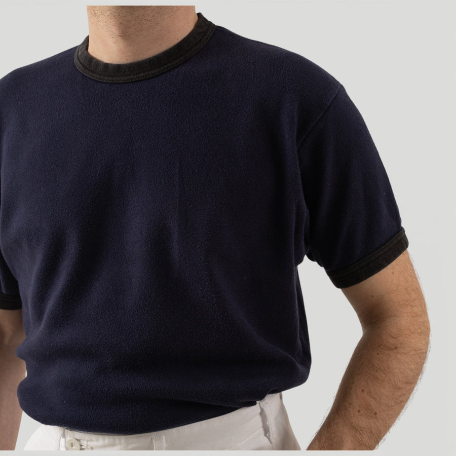 BW RINGER NAVY TEE — Universal Surplus
