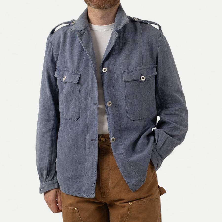 USED SWISS BLUE DENIM JACKET