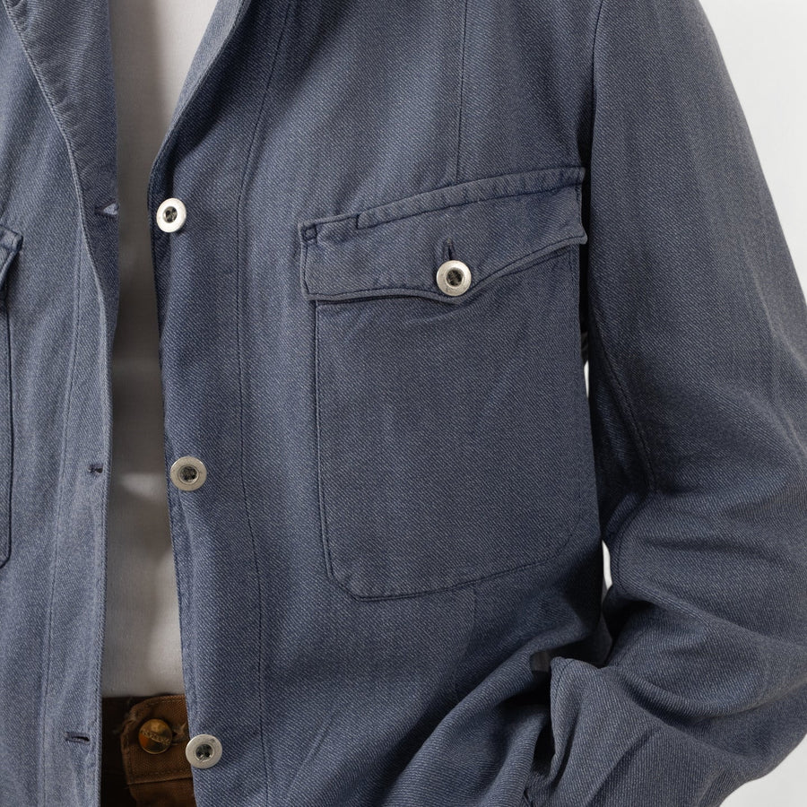 USED SWISS BLUE DENIM JACKET