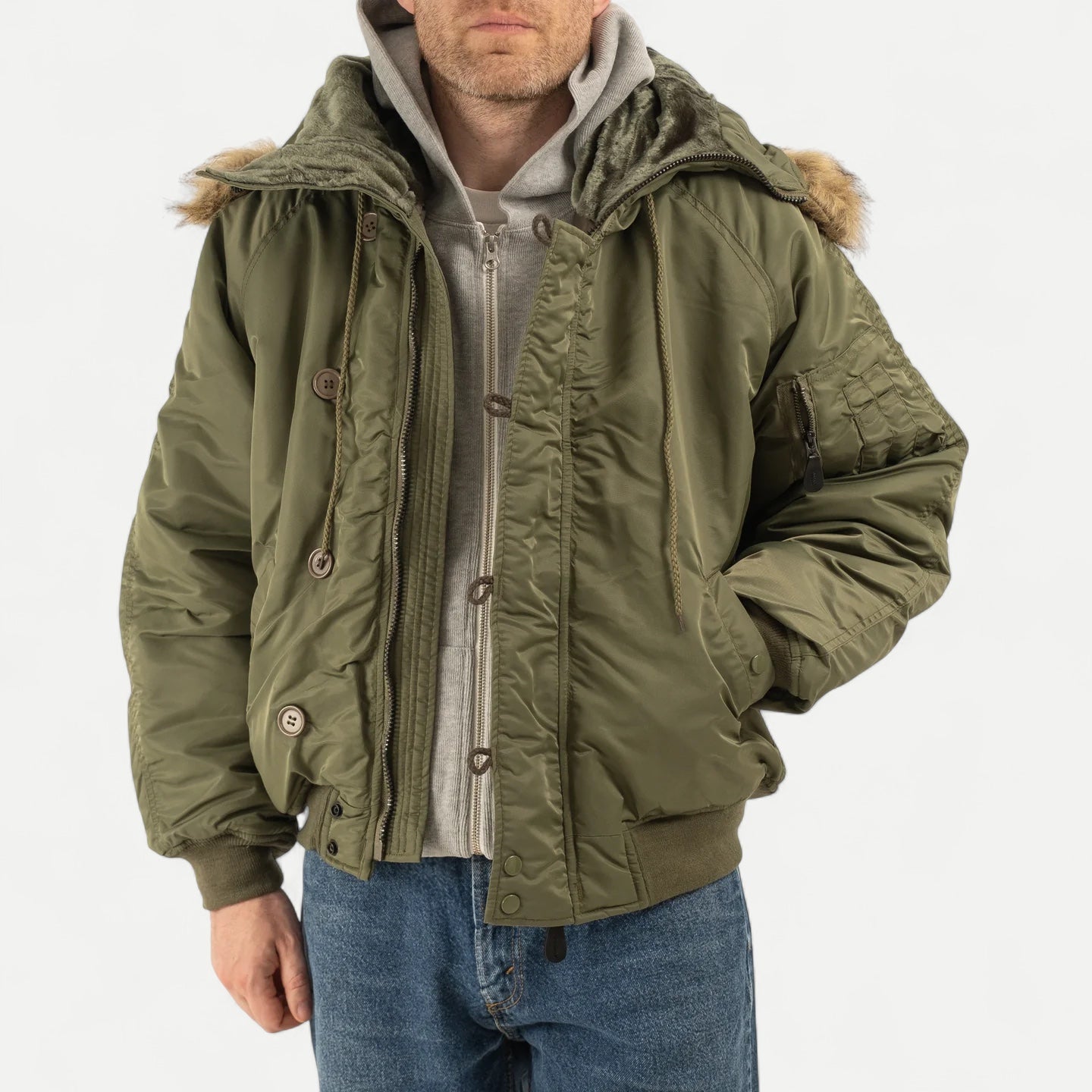ジャケット・アウター military N2B flight bomber jacket usa aprildropbyuniversalsurplus-