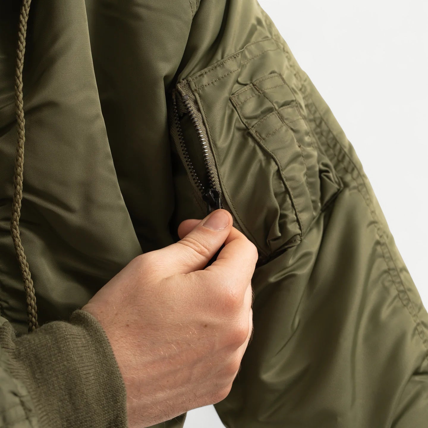 ジャケット・アウター military N2B flight bomber jacket usa N2B US Military Snorkel Flight Bomber Jacket MOD/Scooter