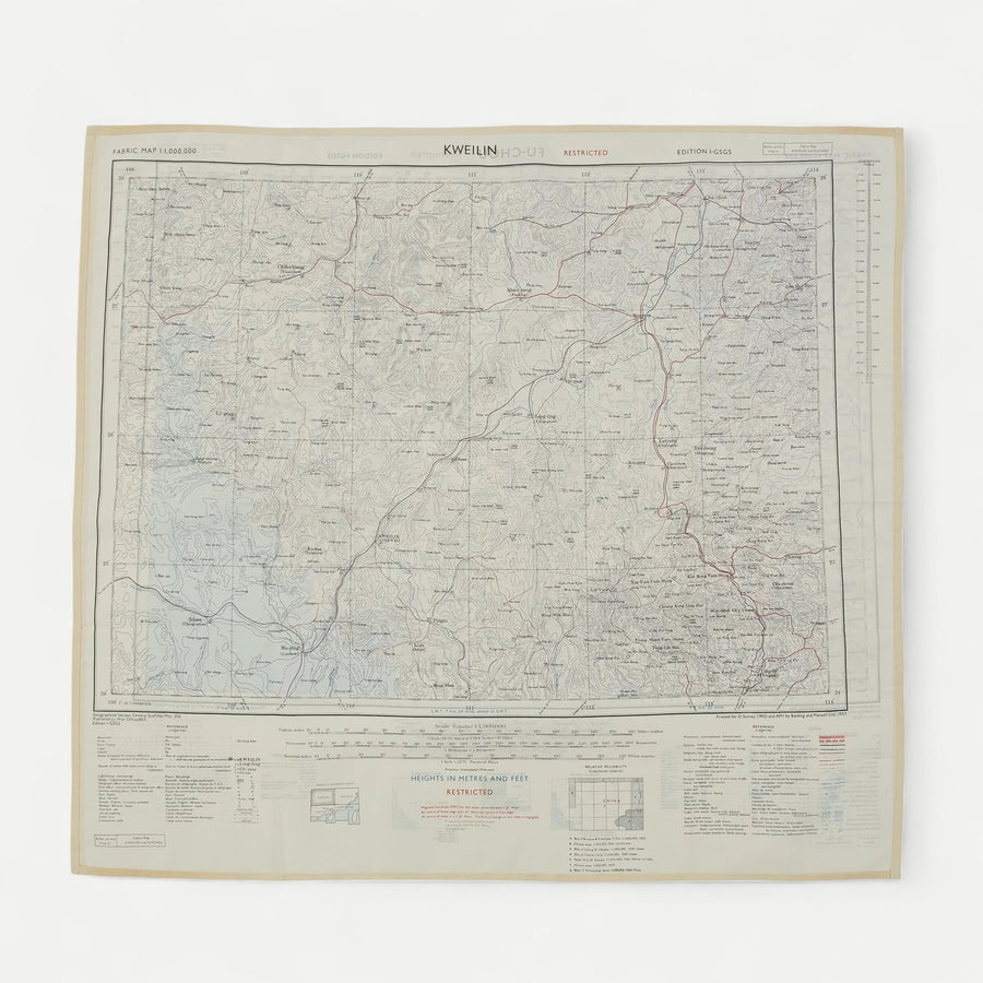 ESCAPE MAP FU-CHOU - KWEILIN