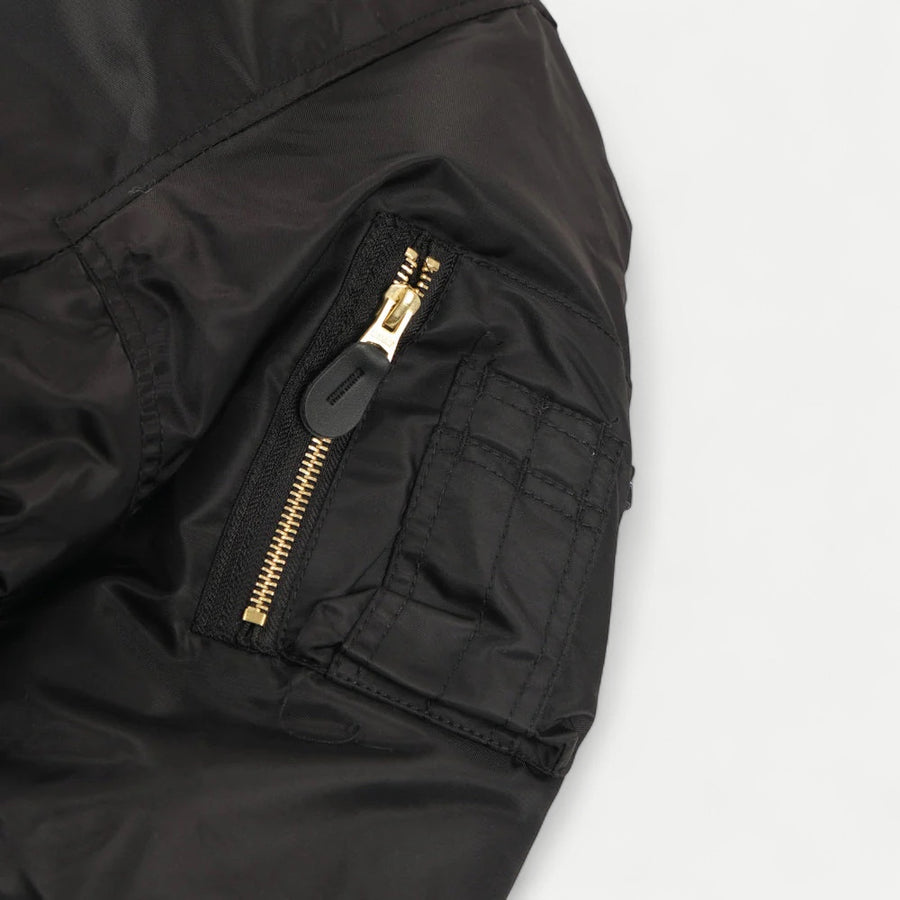 USA BOMBER MA-1 - BLACK