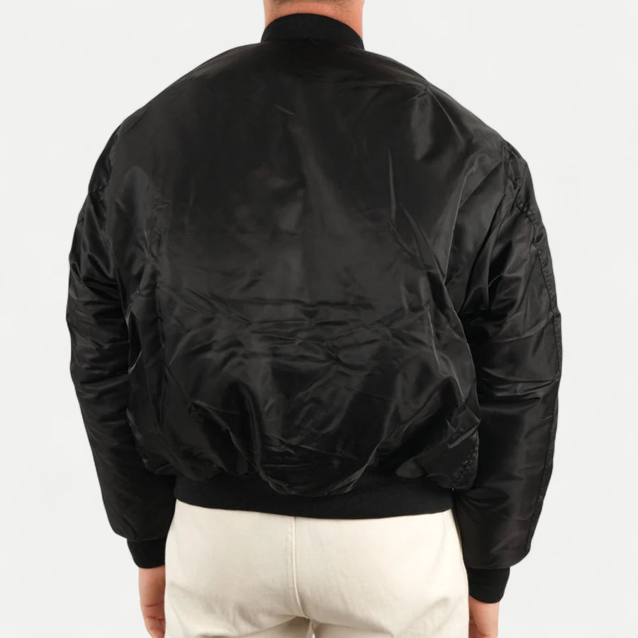 USA BOMBER MA-1 - BLACK