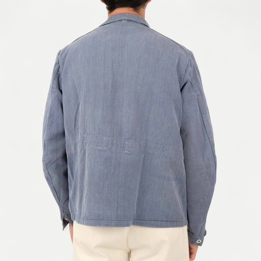 USED BLUE SWISS DENIM JACKET