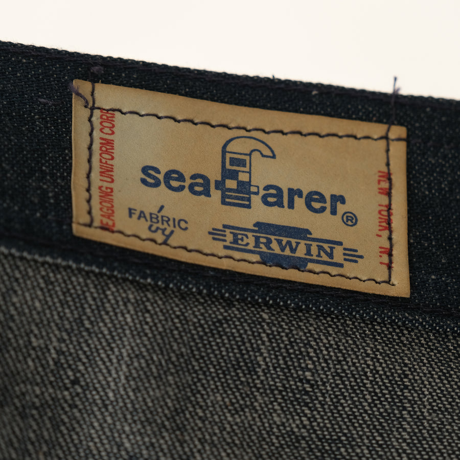 70S USN DEADSTOCK SEAFARER DENIM FLARE PANTS