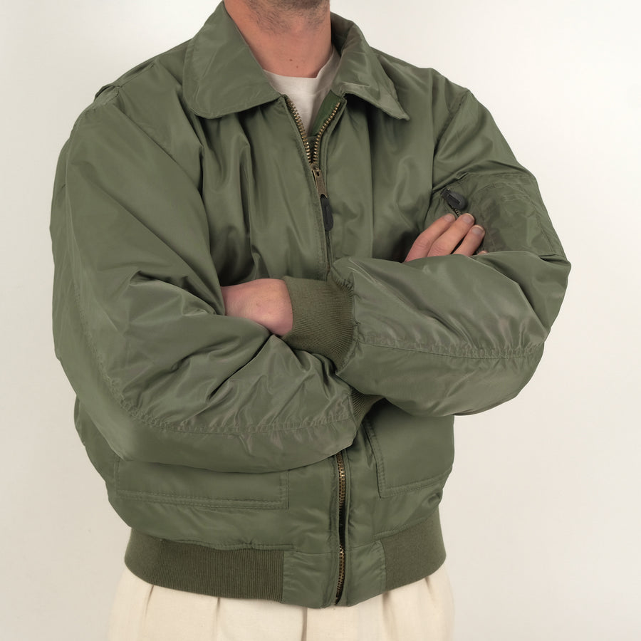 CWU GREEN BOMBER JACKET