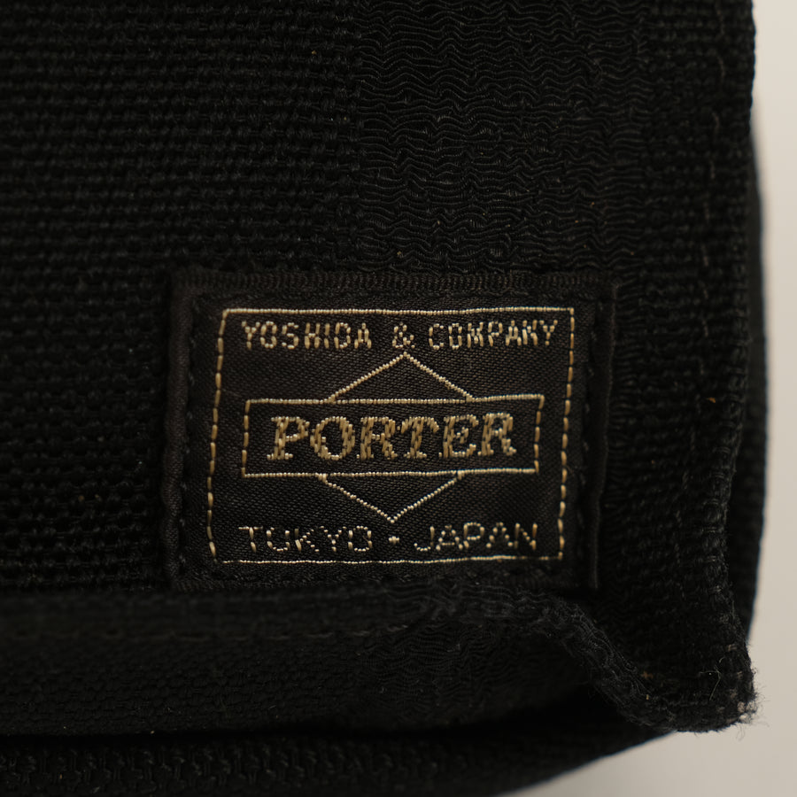 PORTER 10th ANNIVERSARY SMOCKED CANVAS WAISTBAG #38