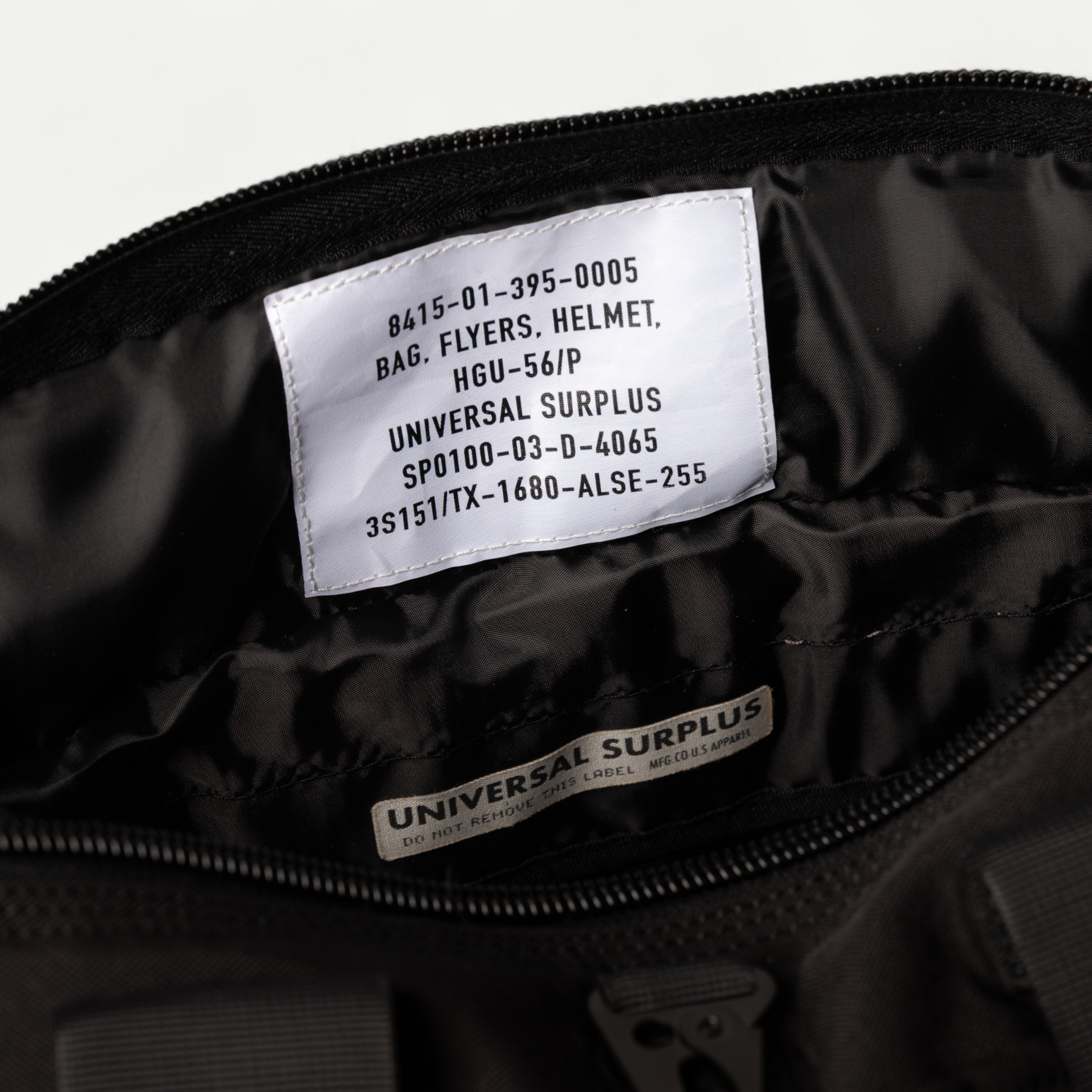 UNIVERSAL HELMET BAGPACK - BLACK — Universal Surplus