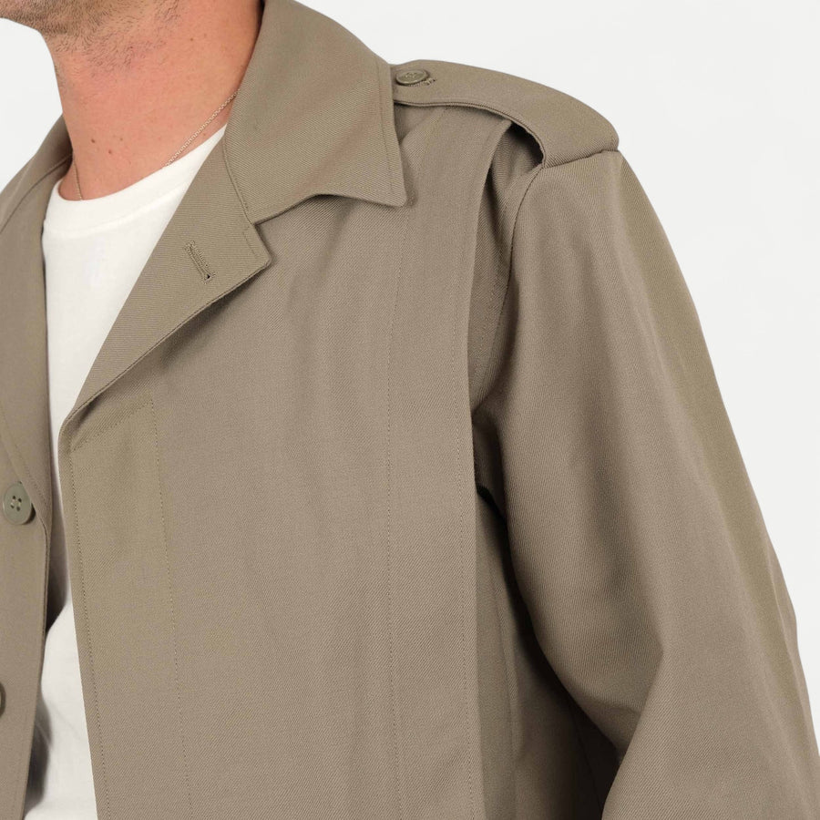 FRENCH GREIGE BOMBER JACKET