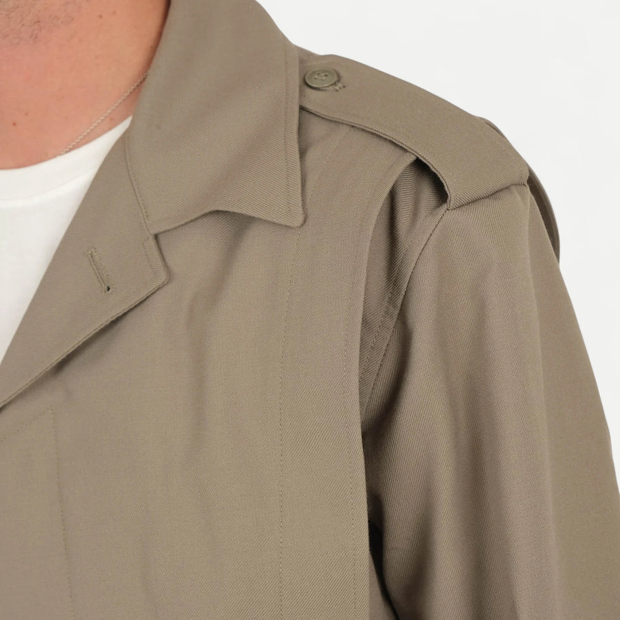 FRENCH GREIGE BOMBER JACKET