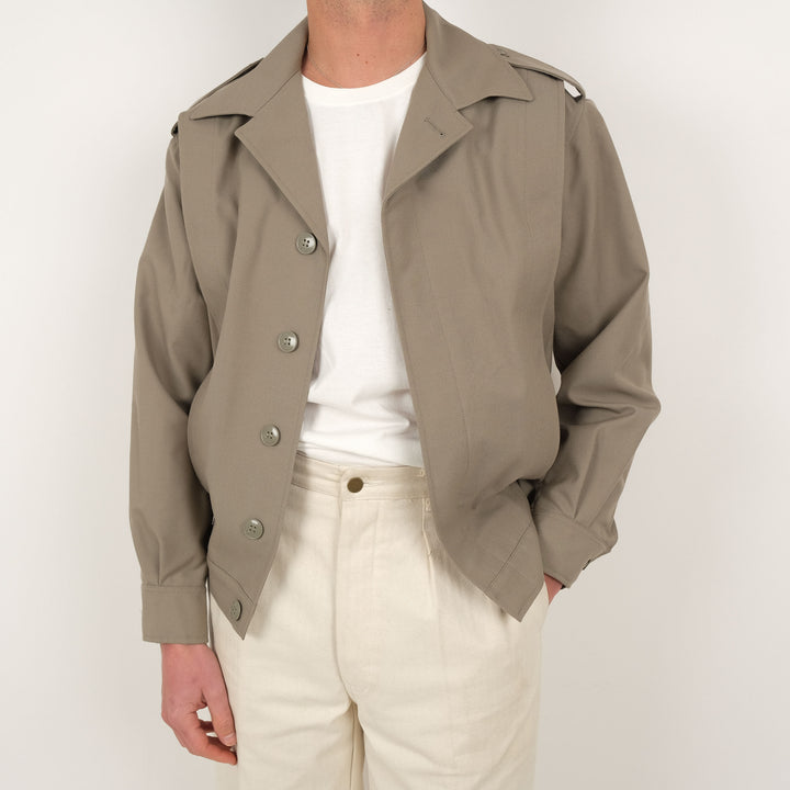 FRENCH GREIGE BOMBER JACKET - GREY - Universal Surplus - vintage-military-army