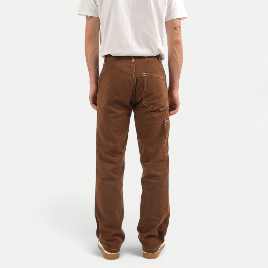 CANVAS WORK PANTS - BROWN