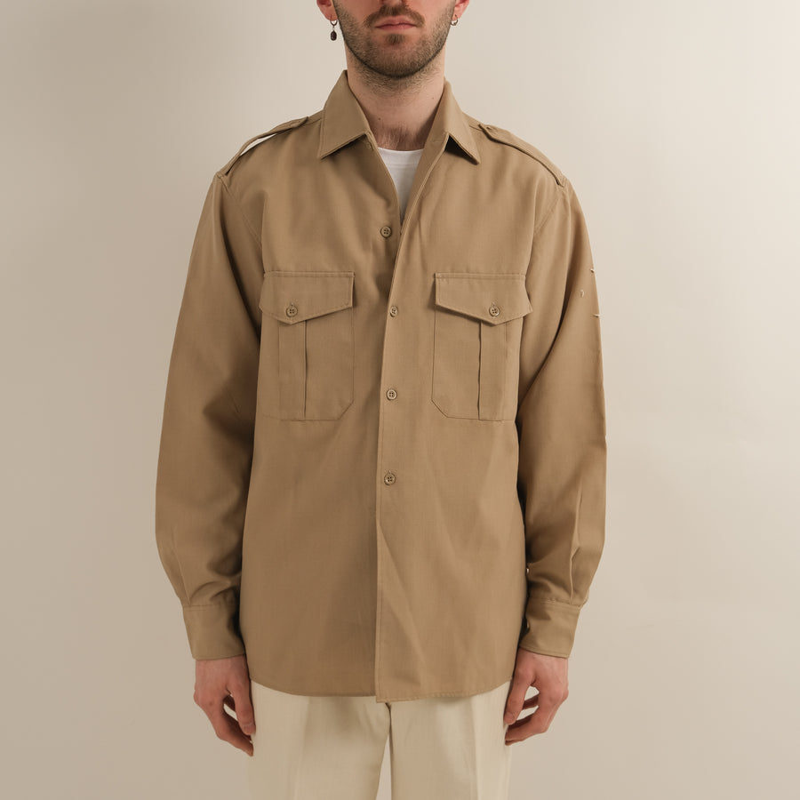 CAMP COLLAR SAFARI SHIRT