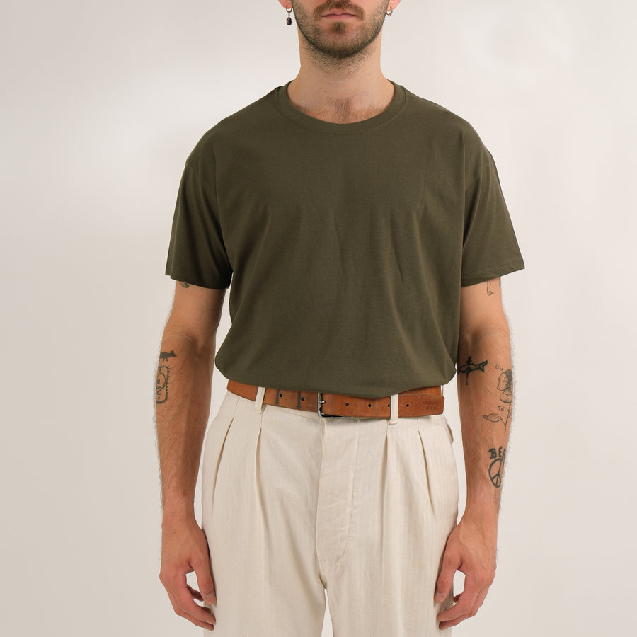 TUBULAR FRENCH OLIVE GREEN TEE