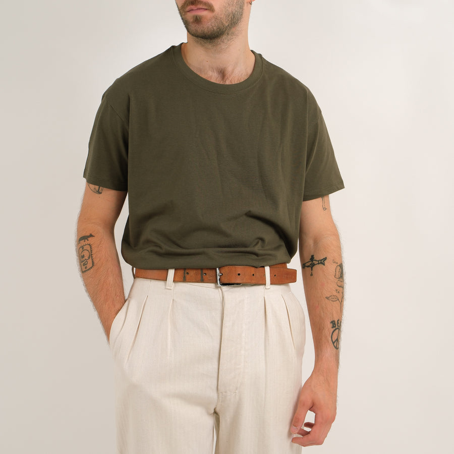 TUBULAR FRENCH OLIVE GREEN TEE