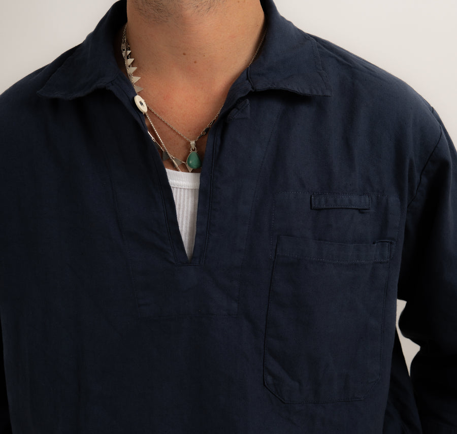 SAILOR WORK SHIRT - NAVY