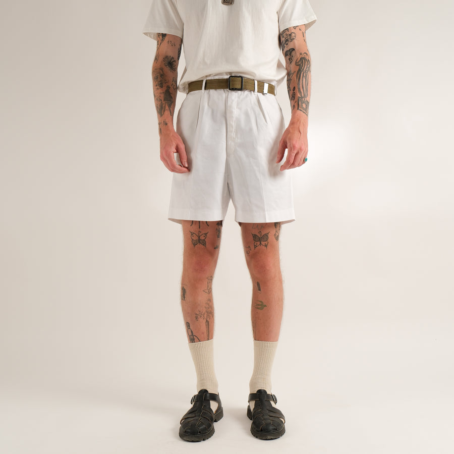 SWEDISH DEADSTOCK WHITE SHORT