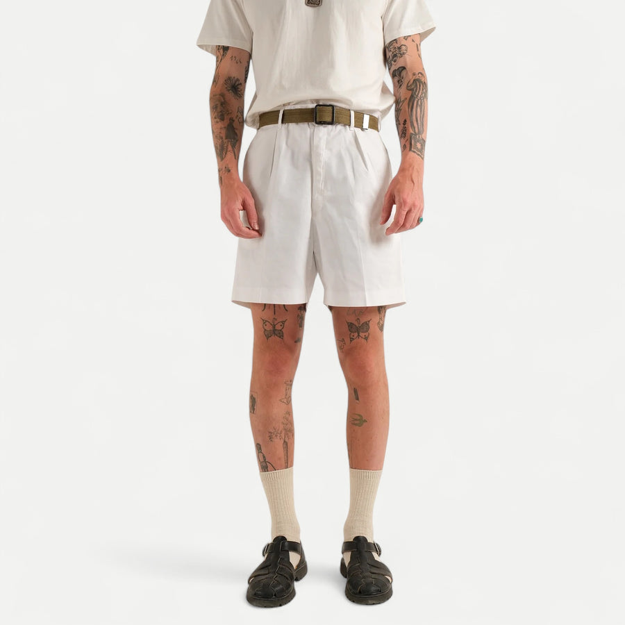 SWEDISH DEADSTOCK WHITE SHORT