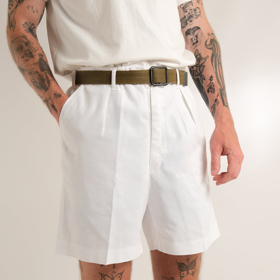 SWEDISH DEADSTOCK WHITE SHORT