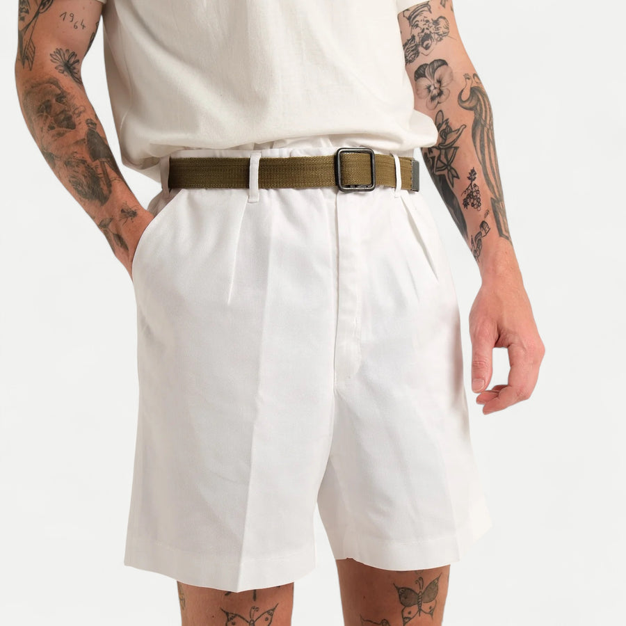SWEDISH DEADSTOCK WHITE SHORT