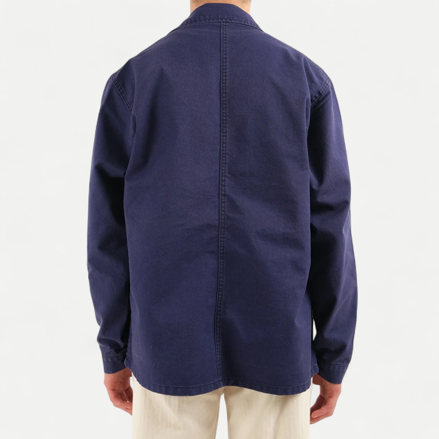FRENCH FADED BLUE MOLESKINE WORK JACKET — Universal Surplus