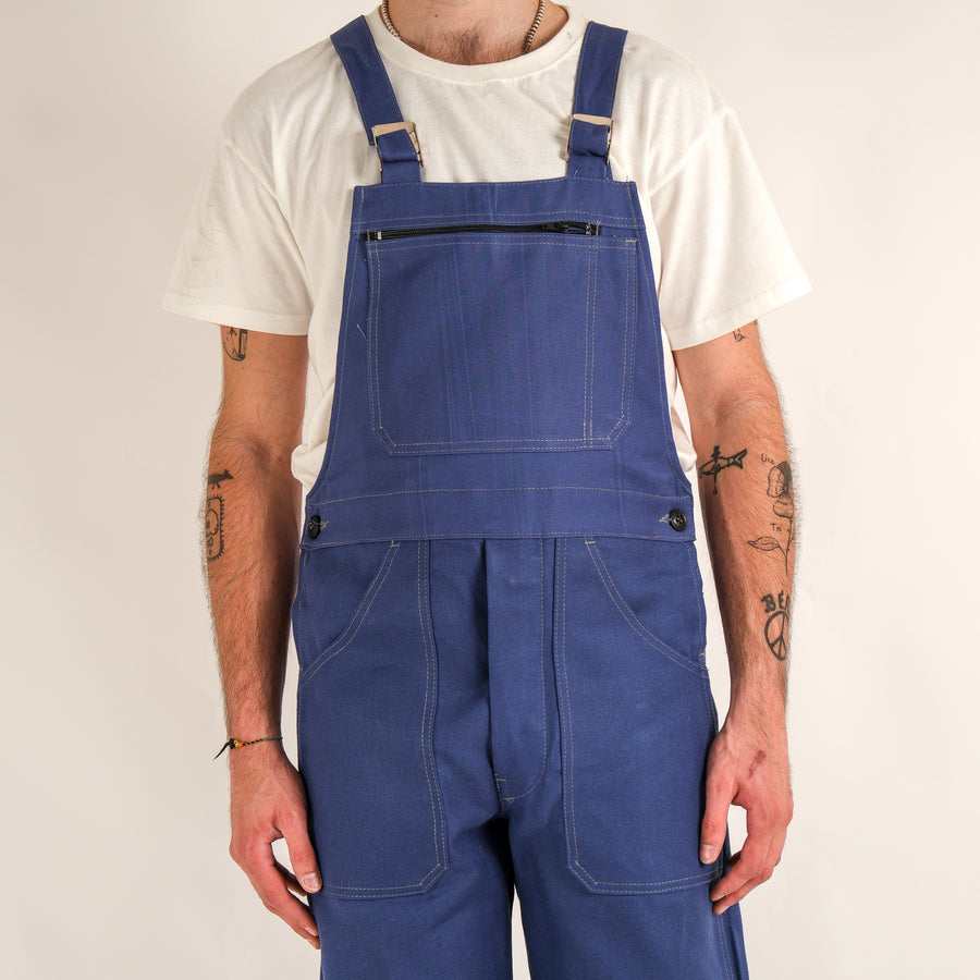 FRENCH BLUE CANVAS  WORK OVERALLS